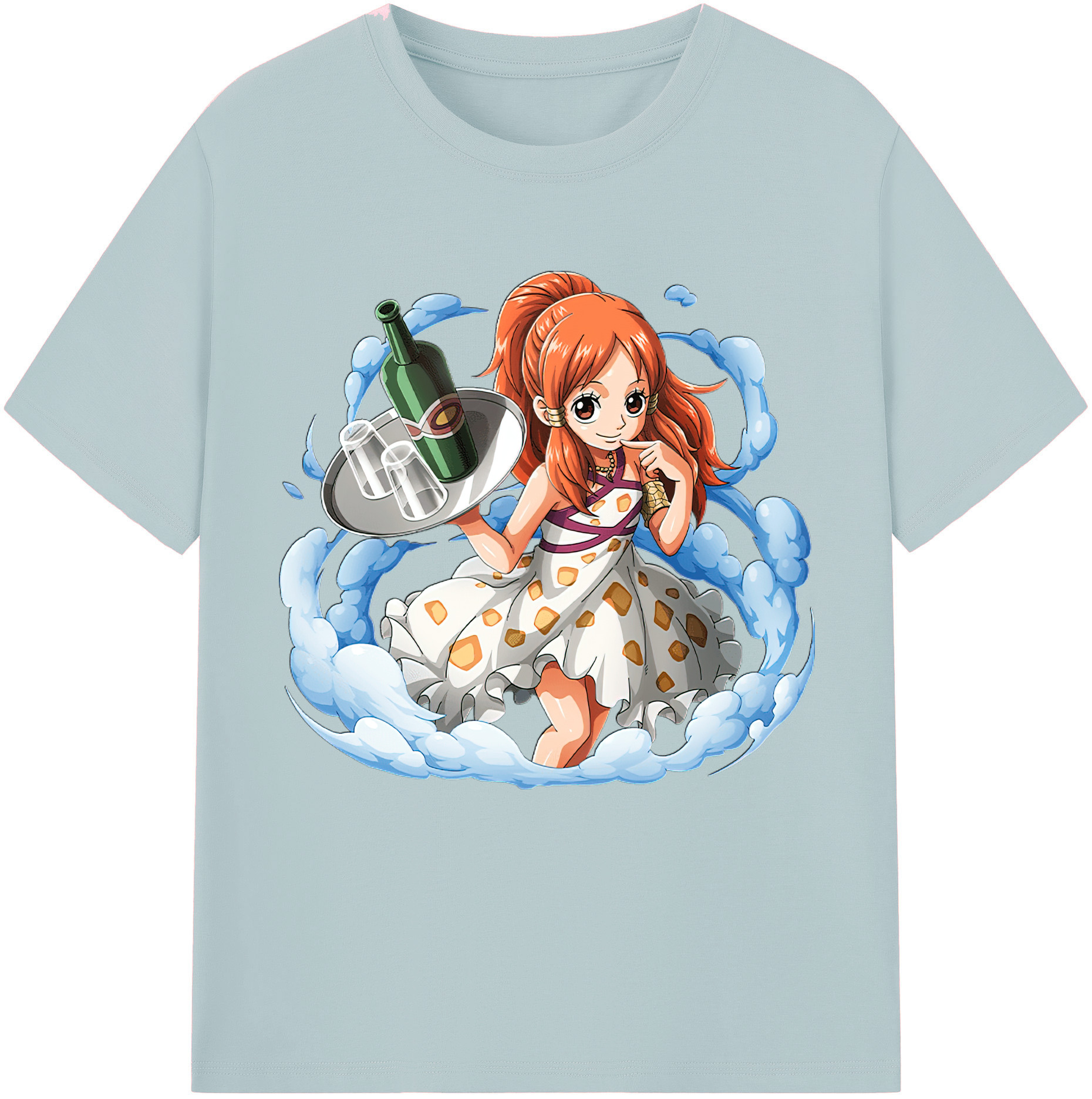 ワンピース ナミ ONE PIECE Nami 綿100％半袖Tシャツ（フロントプリント）